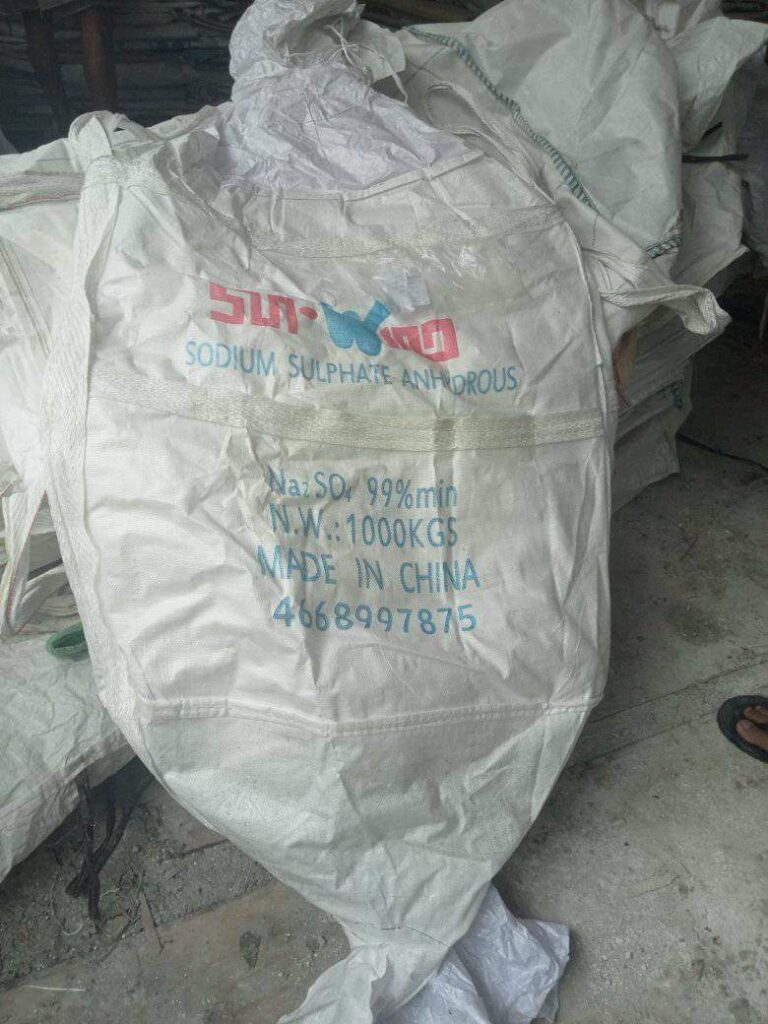 Jumbo bag untuk pengemasan natrium sulfate