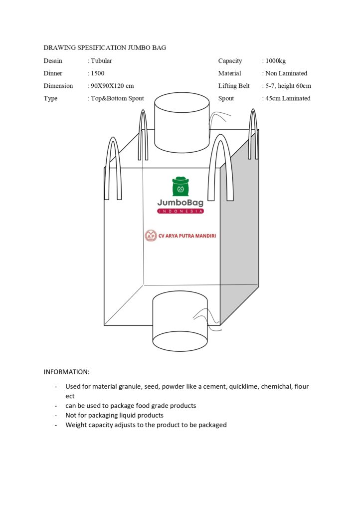 Jual jumbo bag di aceh