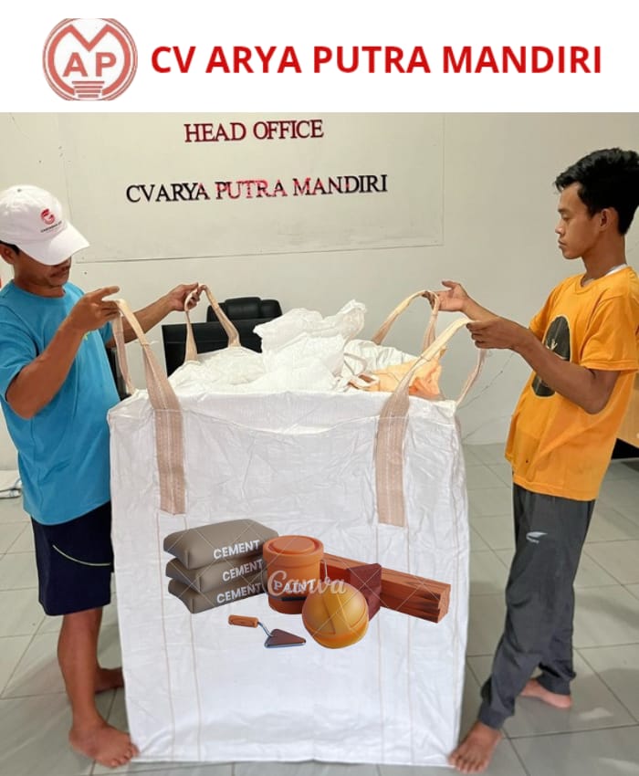 Jumbo bag kemasan bahan bangunan