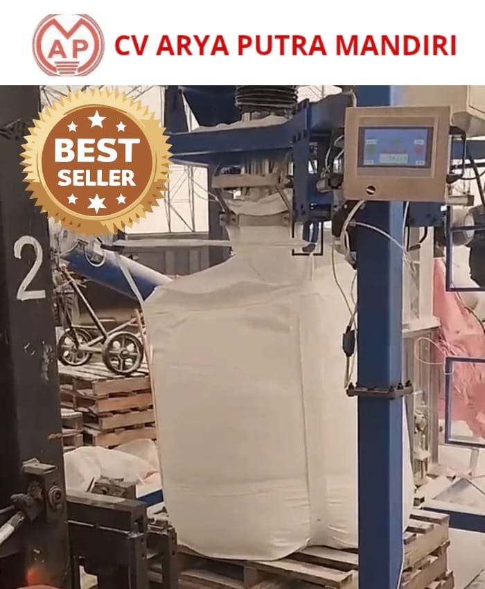 Mengemas hasil produksi dengan jumbo bag