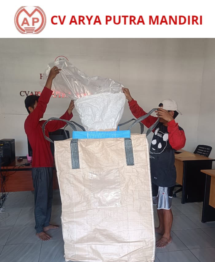 Jumbo bag dilapisi inner plastik