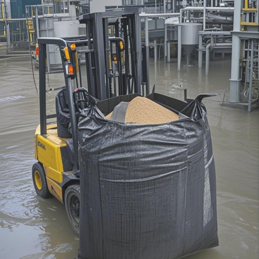 Jumbo bag kemasan limbah WWTP