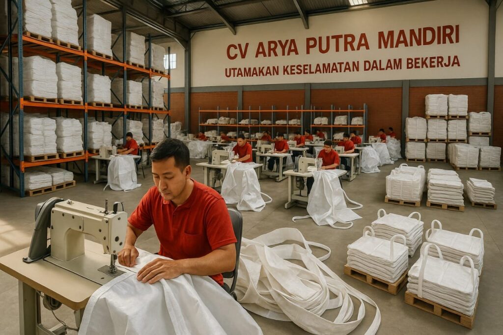 Teknik menjahit jumbo bag