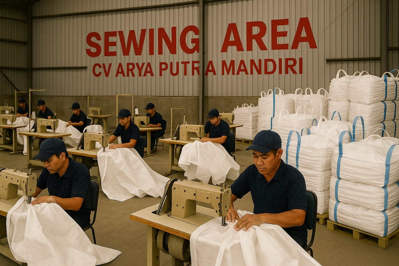 Produksi jumbo bag skala besar