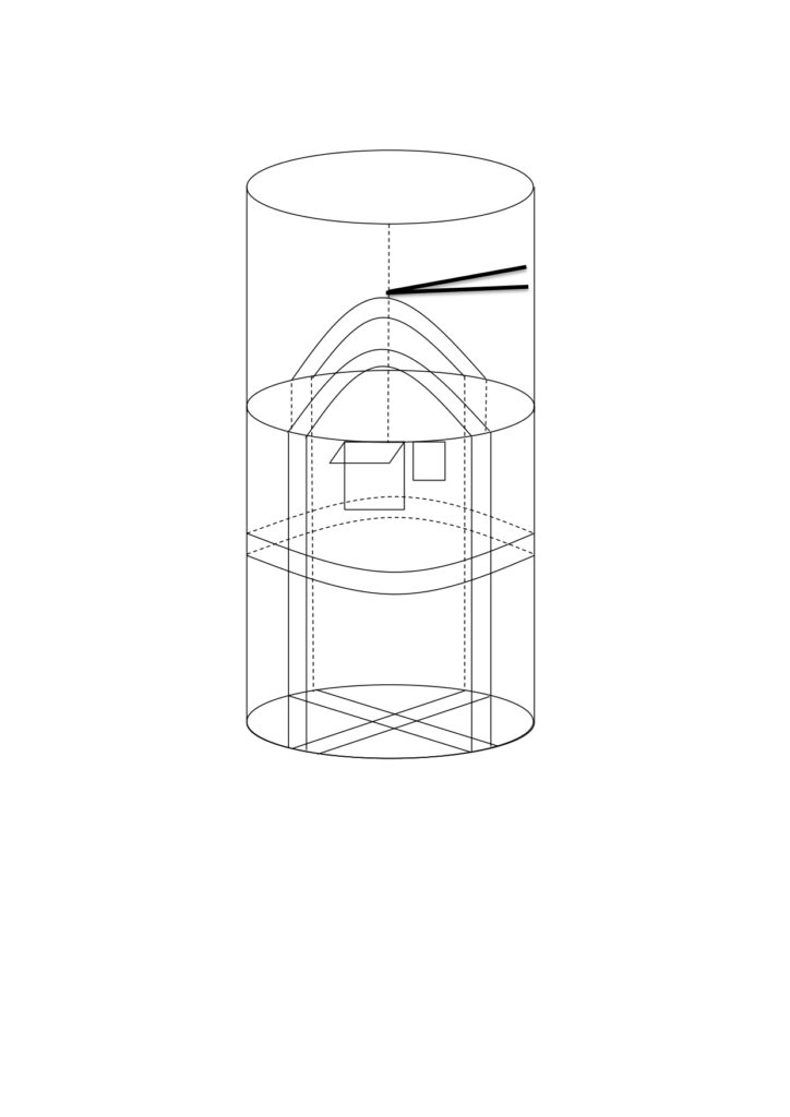 Jumbo bag full belt cross corner loops