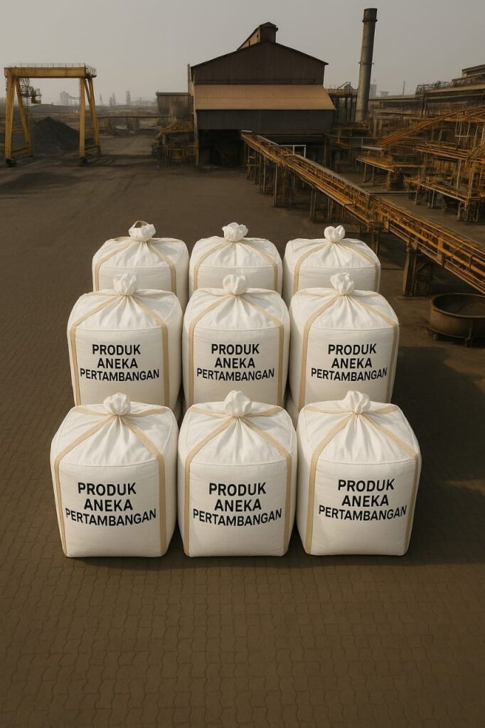 Aplikasi jumbo bag di smelter