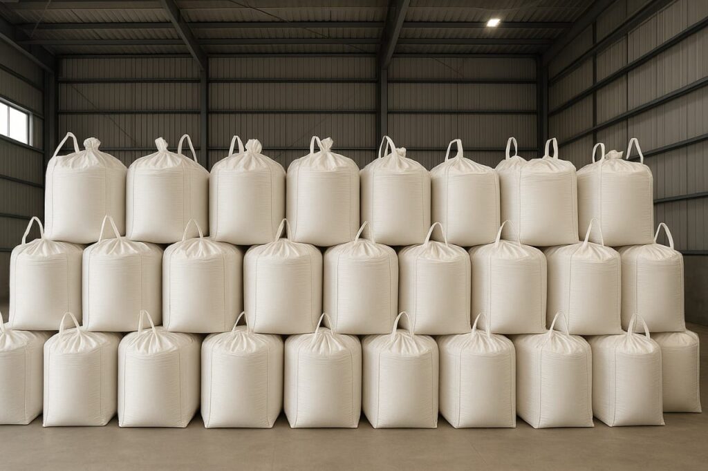 Menentukan dimensi jumbo bag sesuai densitas produk