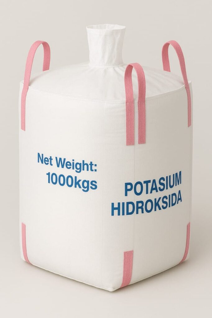 Jumbo bag kemasan potasium hidroksida