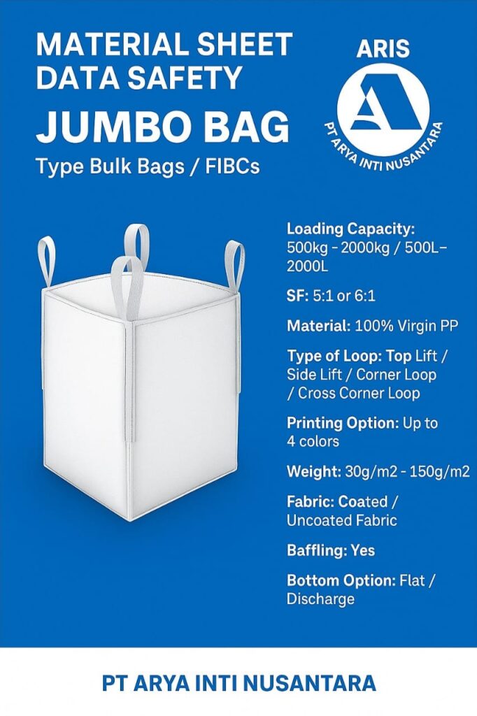 Fungsi MSDS jumbo bag