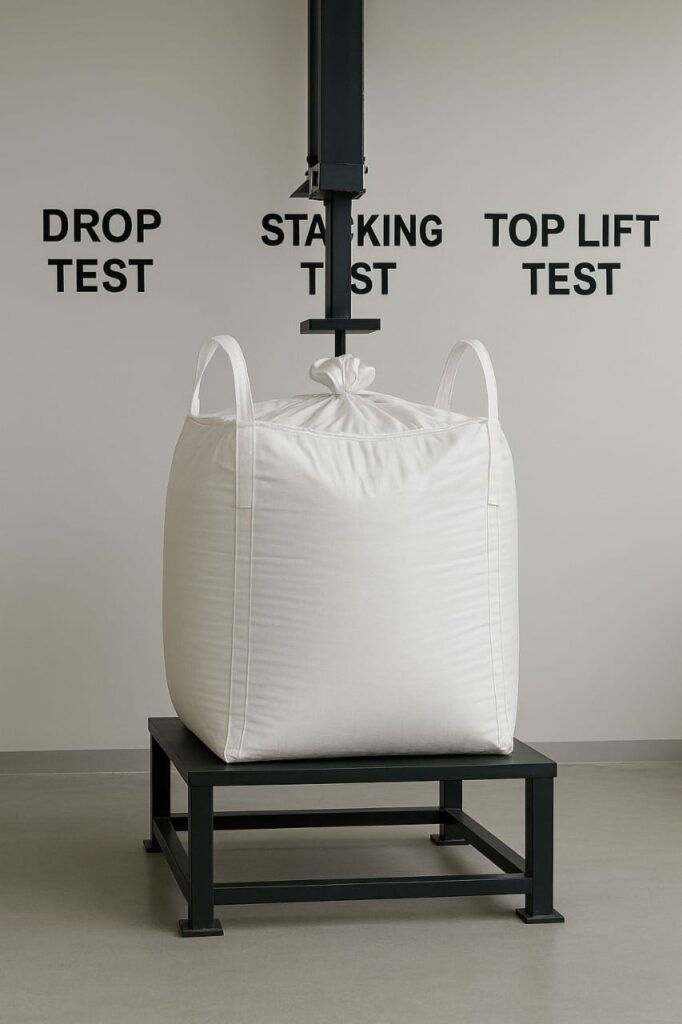 Test kekuatan jumbo bag