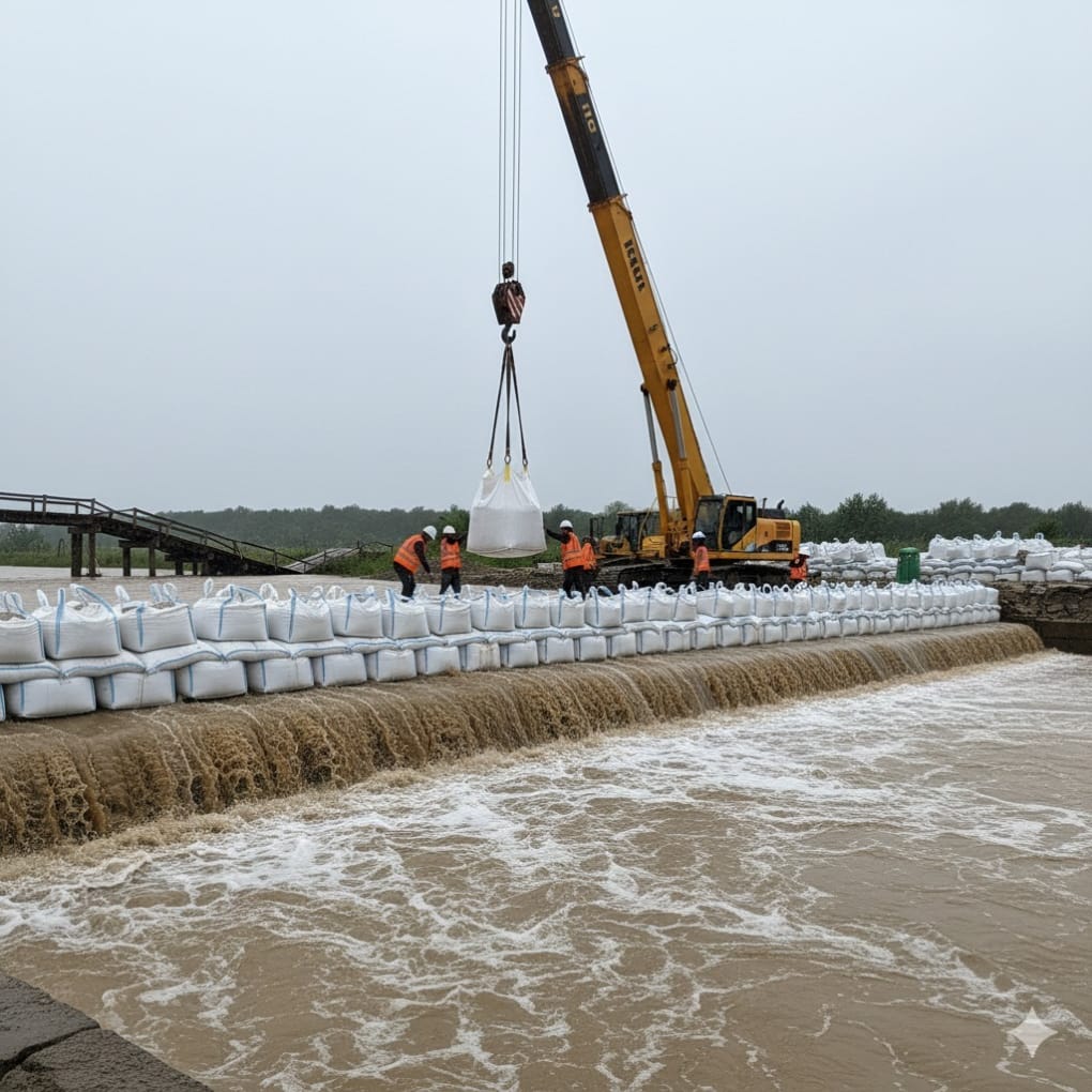 Jumbo bag sebagai mitigasi banjir