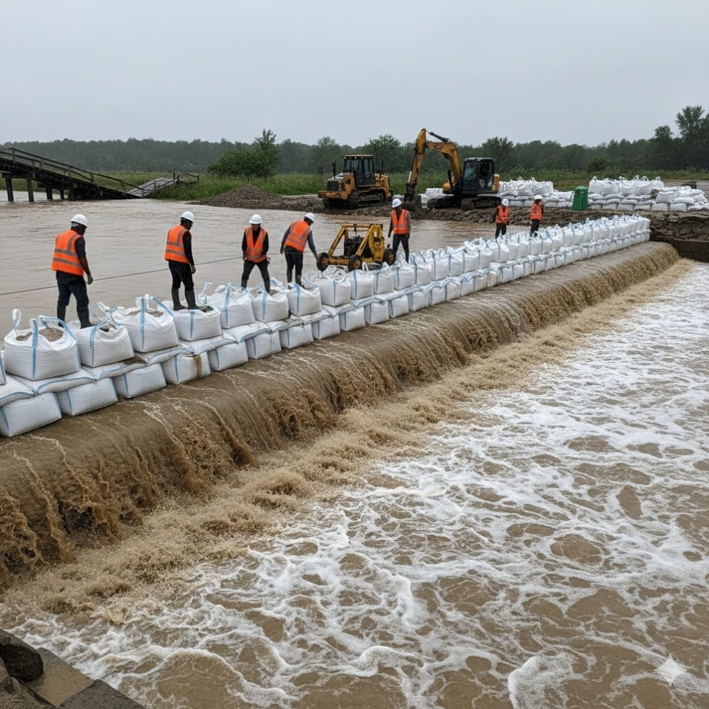 Jumbo bag sebagai mitigasi banjir
