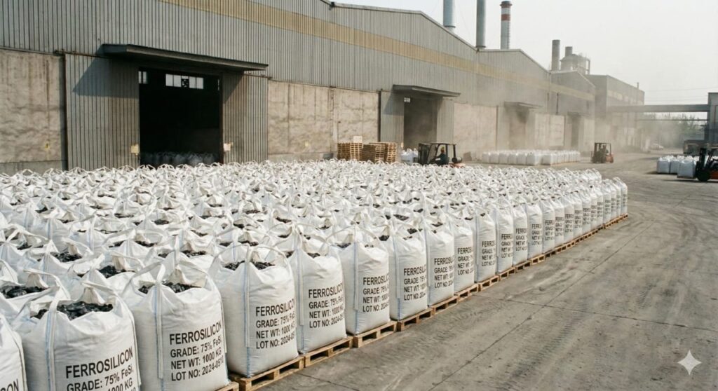 Jumbo bag kemasan ferrosilicon