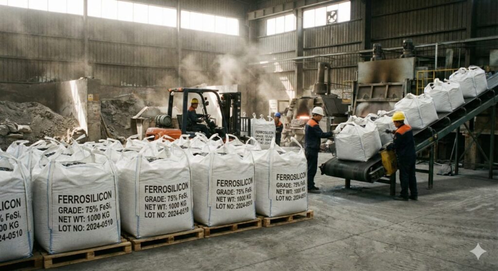 Jumbo bag kemasan ferrosilicon