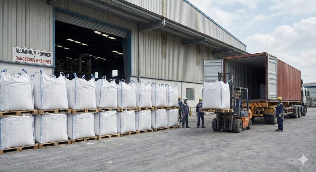 Jumbo bag kemasan aluminium oxide