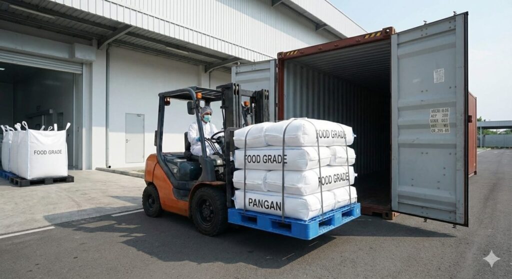 Jumbo bag kemasan susu bubuk