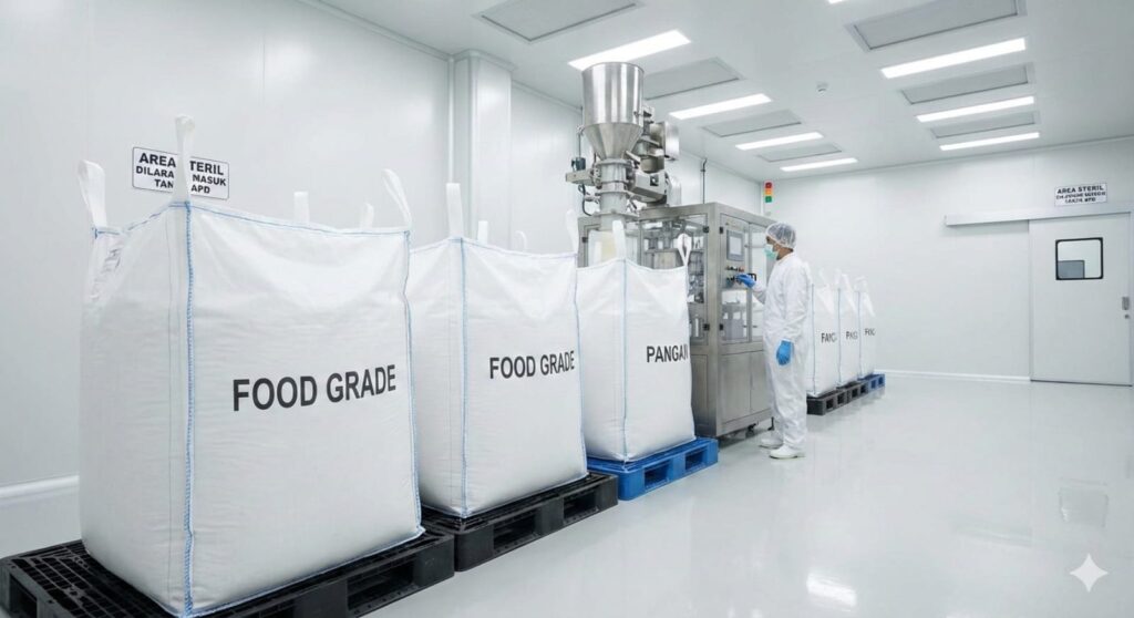 Jumbo bag kemasan susu bubuk