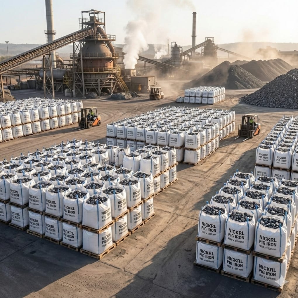 Jumbo bag kemasan nickel pig iron