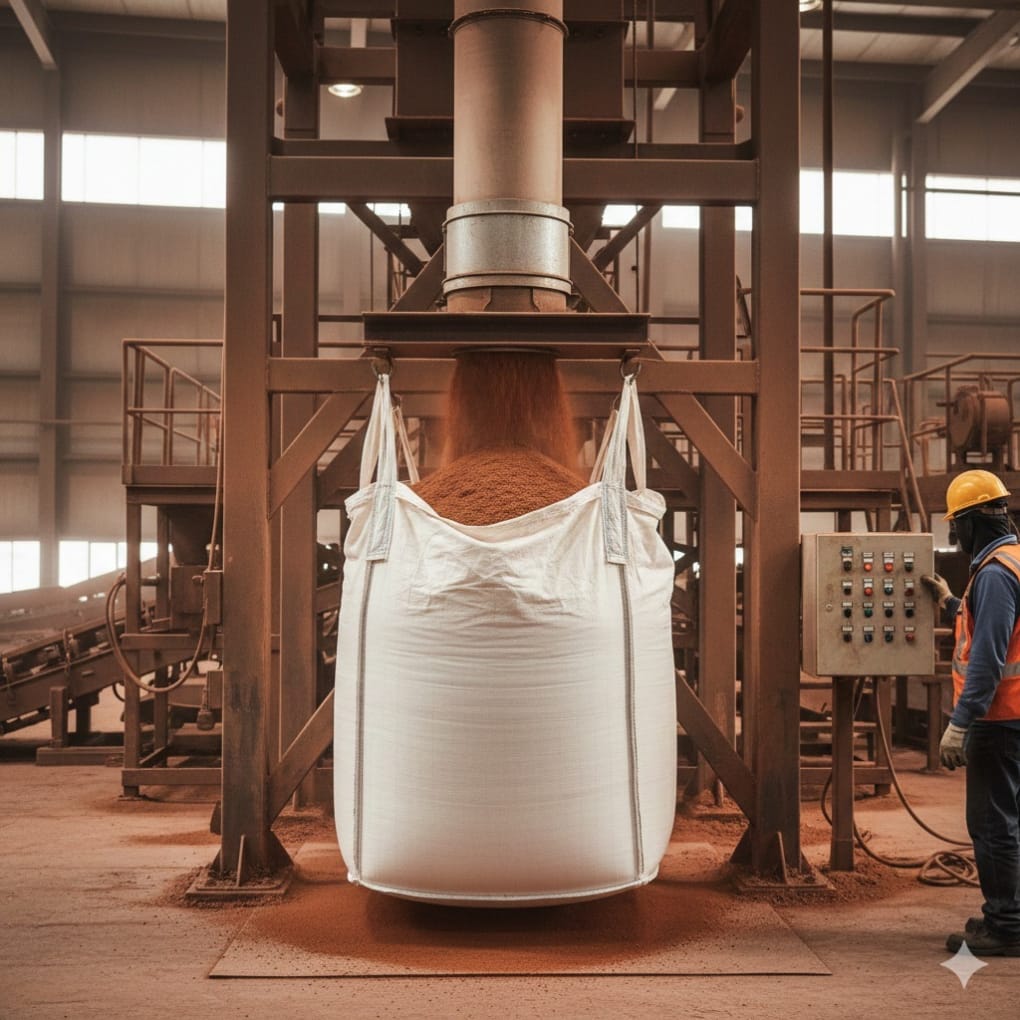 Jumbo bag kemasan konsentrat tembaga