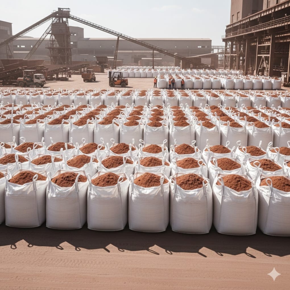 Jumbo bag kemasan konsentrat tembaga