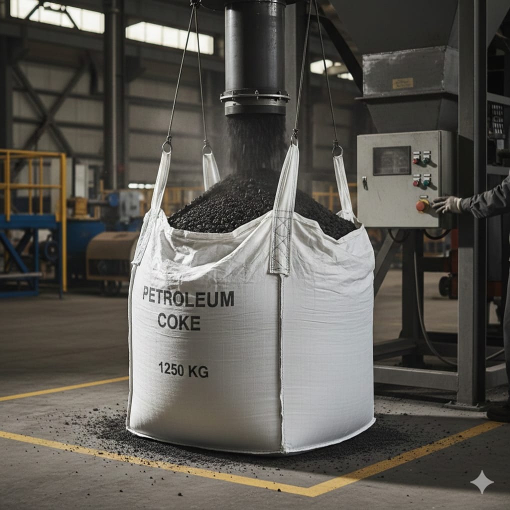 Jumbo bag kemasan petroleum coke