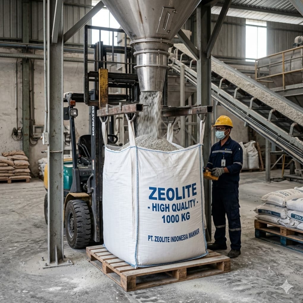 Jumbo bag kemasan zeolite