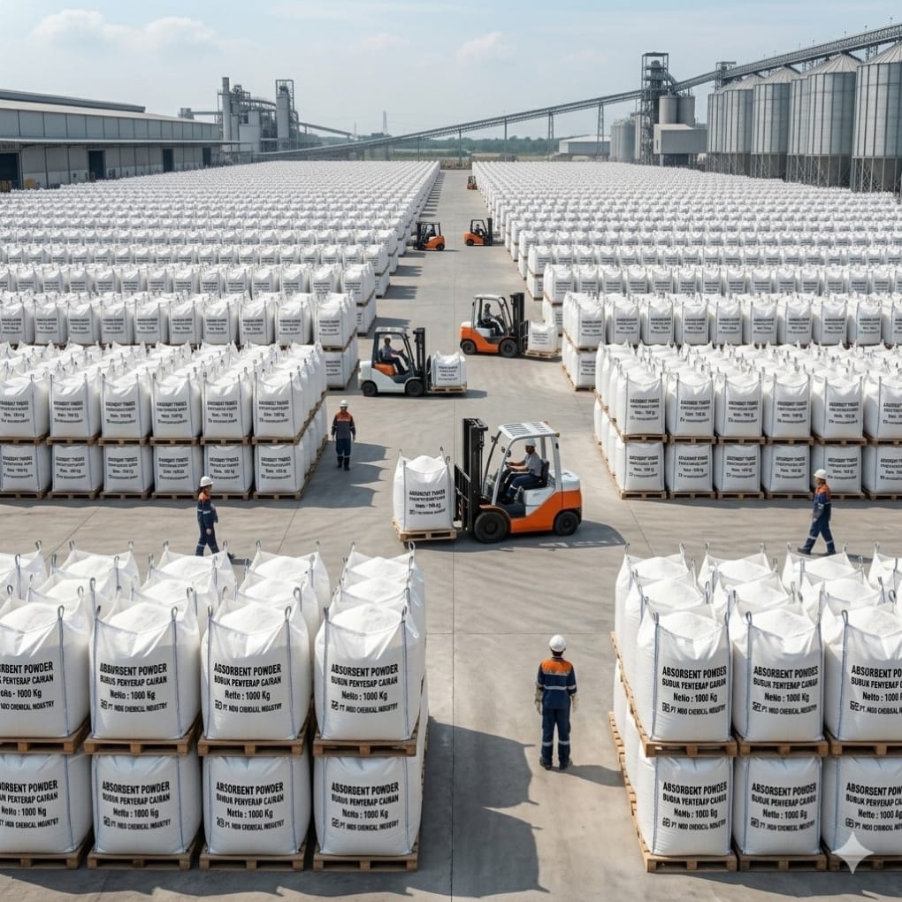 Jumbo bag kemasan absorbent powder