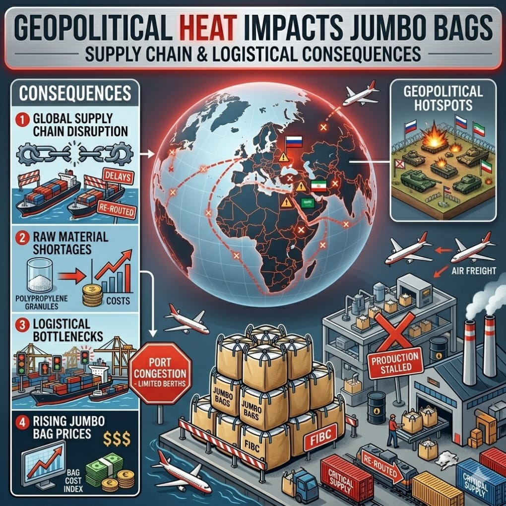 konsekuensi geopolitik memanas terhadap material jumbo bag