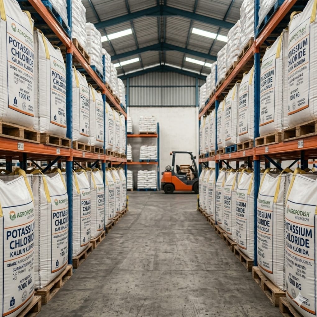 Jumbo bag kemasan potassium chloride