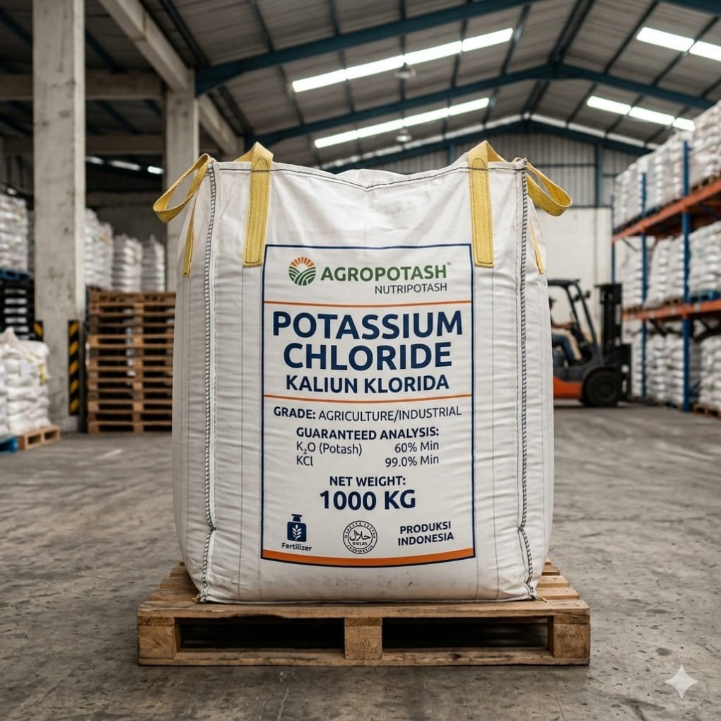 Jumbo bag kemasan potassium chloride