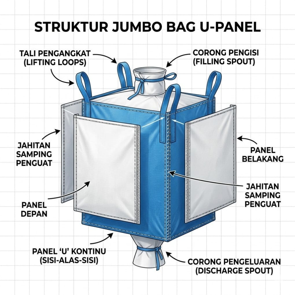 Jumbo bag U panel