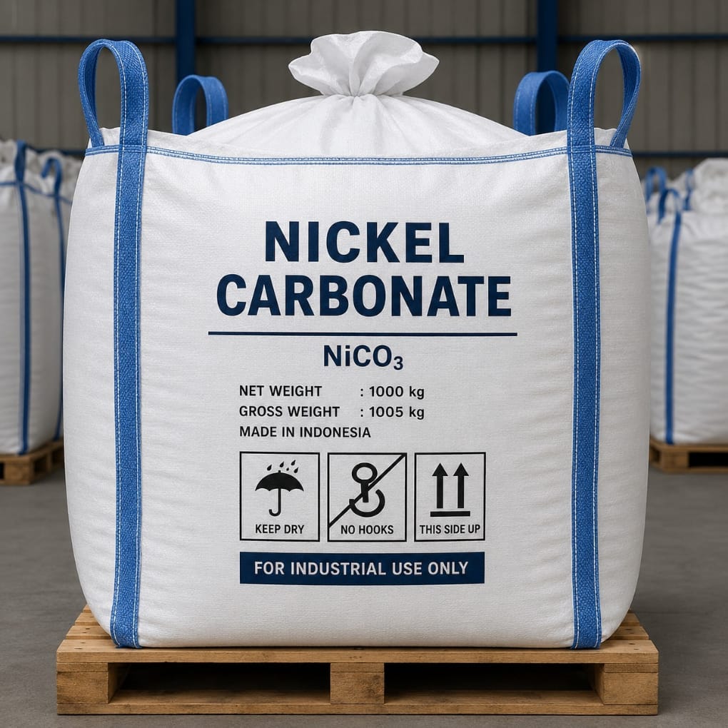Jumbo bag kemasan nickel karbonate