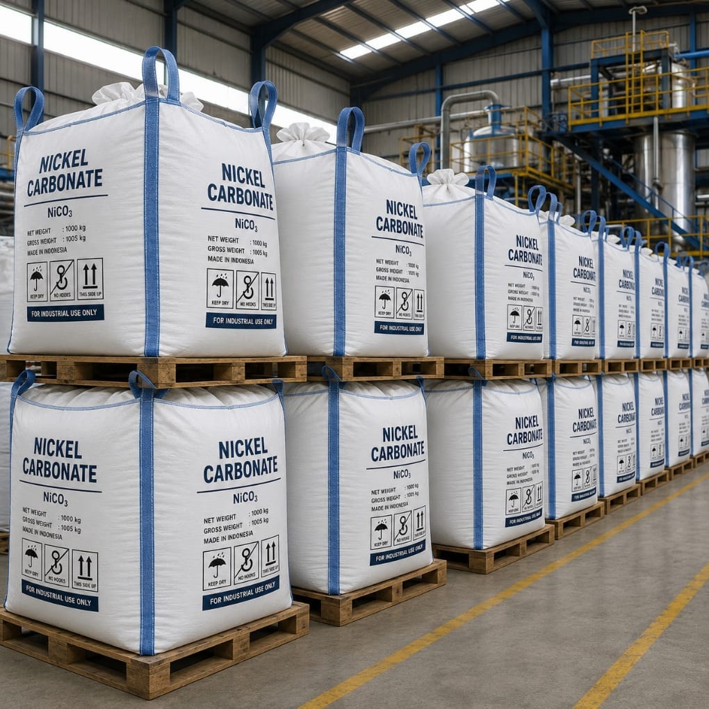 Jumbo bag kemasan nickel karbonate
