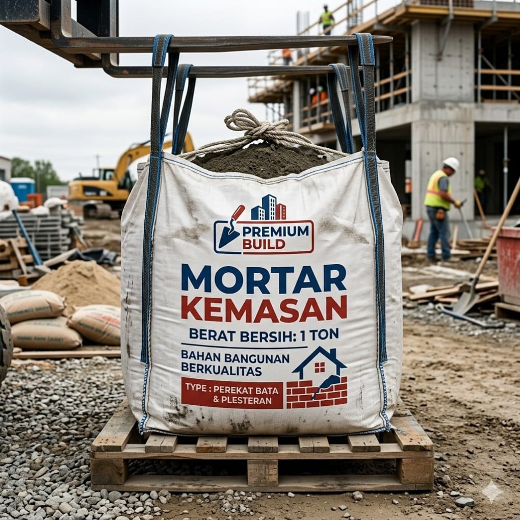 Jumbo bag kemasan mortar