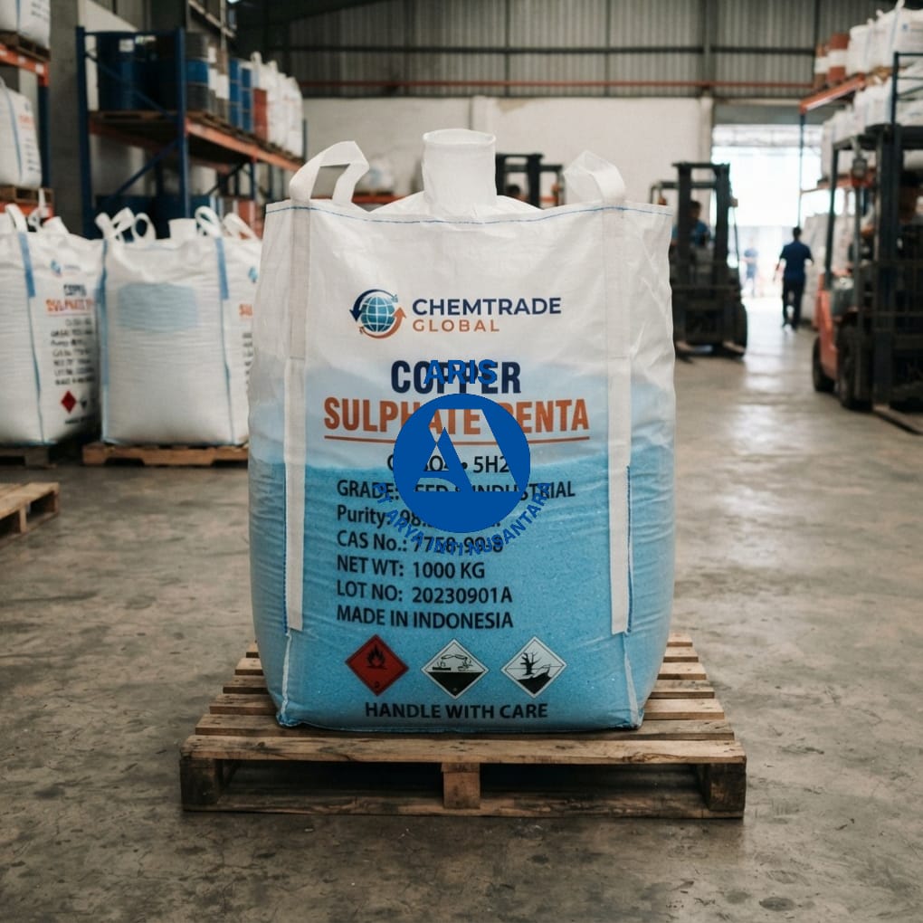 Jumbo bag kemasan copper sulphate