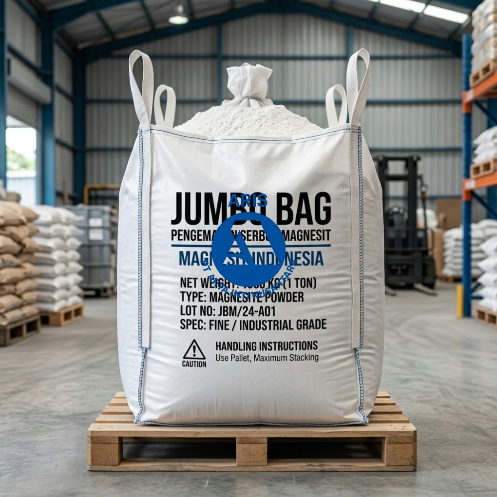 Jumbo Bag untuk Pengemasan Serbuk Magnesit